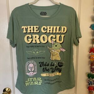 STAR WARS JUNIORS / WOMEN'S THE CHILD GROGU LIGHT-WEIGHT T-SHIRT XXL (19)